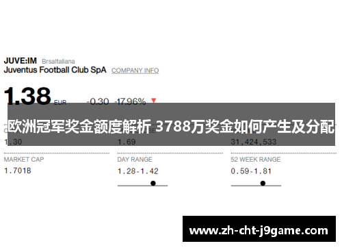 欧洲冠军奖金额度解析 3788万奖金如何产生及分配